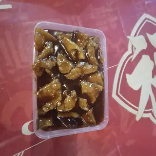 741. Ternera con seta china y bambú SIN VERDURAS 