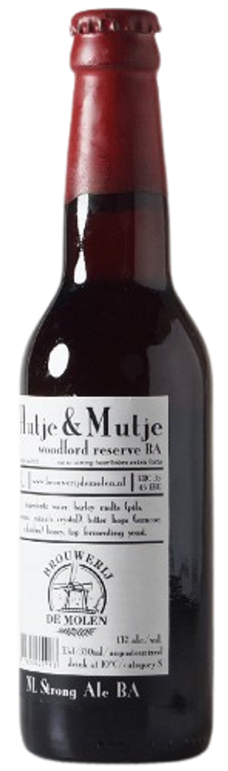 Hutje & Mutje Woodford Reserve BA De Molen Botella