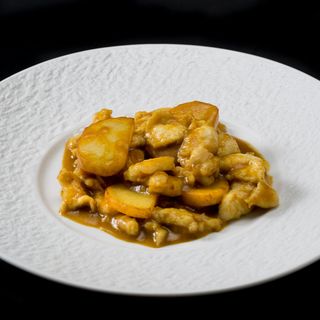 373. Pollo curry al latte di cocco