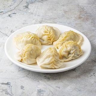 Манты с мясом и картофелем (6 шт)