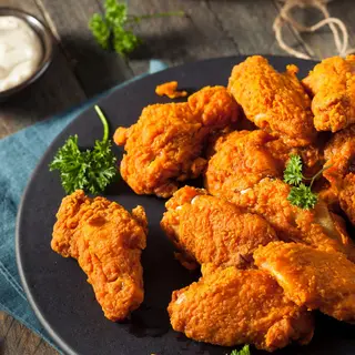 Demi Poulet Pané