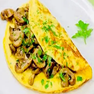 Omelete de Cogumelos