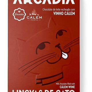 Línguas de Gato Recheadas com Vinho Cálem