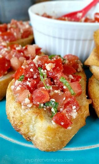 Bruchetta com Queijo