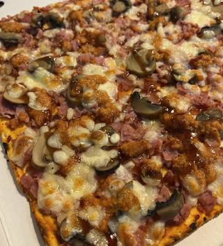 Pizza barbacoa  (18x25 cm)