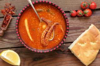 Soupe au poulpe