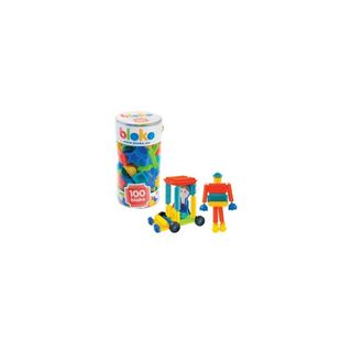 Tub cu 100 piese de constructii [4137819]
