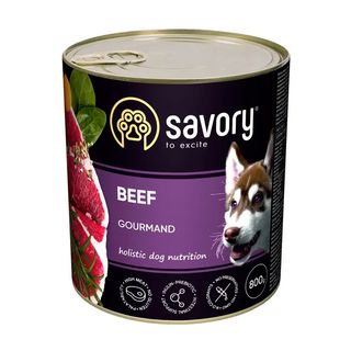 Savory Dog Gourmand яловичина 800г