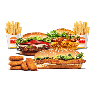 2 Burger À Escolha + 2 Batatas + 5 Nuggets