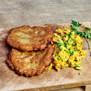 Placki o kurczę z curry