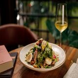 თხის ყველის სალათი