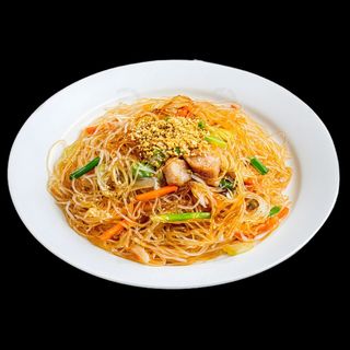 Spaghetti di soia ai frutti di mare(海鲜粉丝）