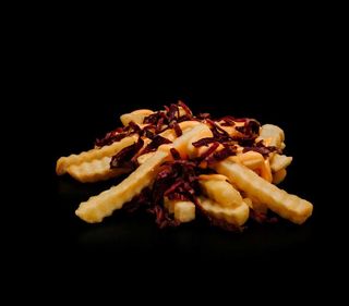 Batata Bacon e Cheddar.