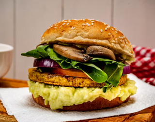 Hamburguesa vegana completa