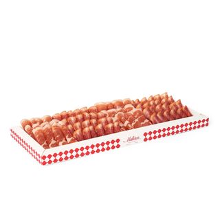 Caja Ibéricos cortados muy fino. Acompañado de picos camperos