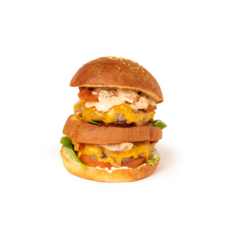 Double bacon cheeseburger 420gr