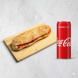 Sendvič ajvar + Coca Cola 0.33l