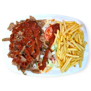 Kebab na talerzu