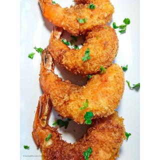 Golden Fried Prawns