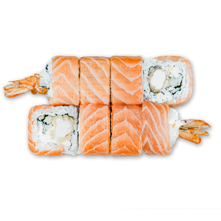 Philadelphia with tempura shrimp