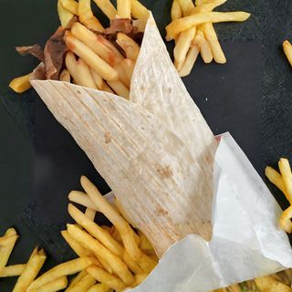 Tortilla Mięso i Frytki