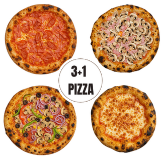 PIZZA 3+1- MIXED TABLE