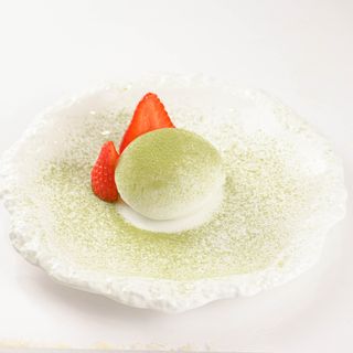 mochi daifuku de te verde
