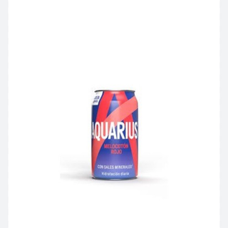 Aquarius Melocotón Rojo lata 330ml.