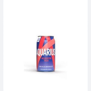 Aquarius Melocotón Rojo lata 330ml.