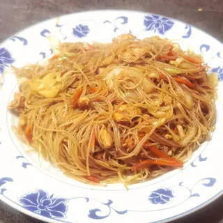 #35A. Fideo Chino Frito Con Pollo