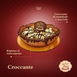 Croccantino con crema al mascarpone