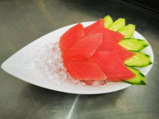 Tuna Set of Sashimi on ice