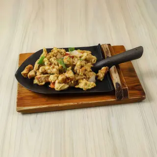 146. Pollo empanado con curry y picante