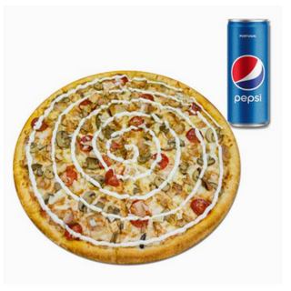 Kebab Pequena 23cm + Oferta Bebida 33cl