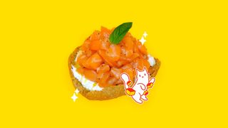 Fresella Salmone crudo - 1 pezzo