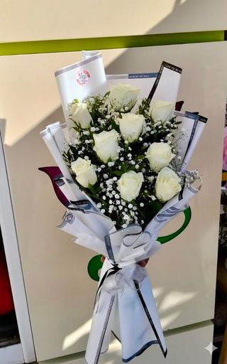 Bouqeut De De Fleurs Blanc