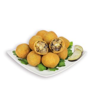 Polpettine De Berenjena Con Mozzarella Y Provola Ahumada