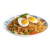 Tallarines Fritos Con Huevo