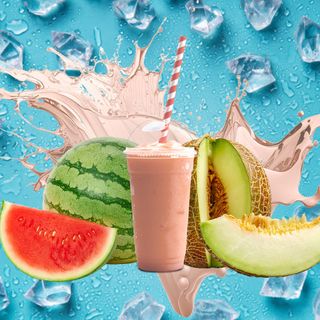 Granizado de melón y sandía