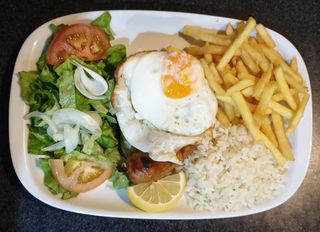 Alheira Grelhada com Ovo