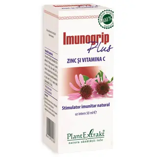 Imunogrip Plus - cu zinc si vitamina C - 50 ml