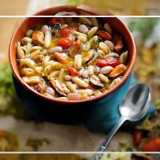 Pasta fagioli e cozze