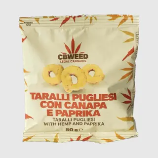 Taralli Paprika y Cáñamo - 50Gr