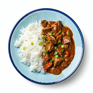 41.Arroz con ternera y curry