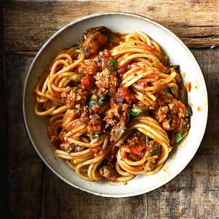 Zestaw 8  Rosół  spaghetti  bolognese 