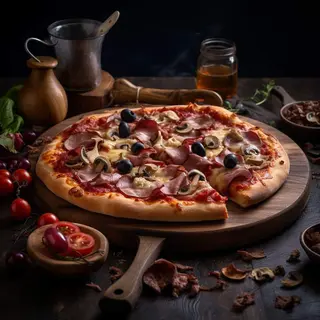 3x Pizza Capricciosa & 3x Coca Cola