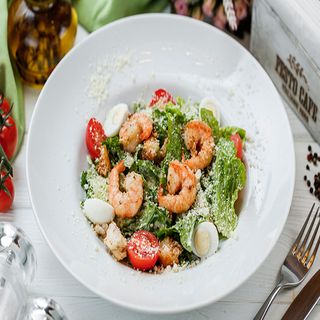 Салат Цезар з креветками (250г)