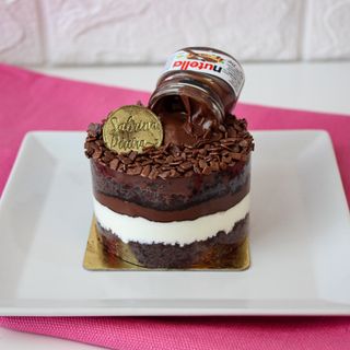 Mini Bolo Ninho com Nutella 