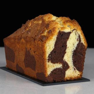 Bizcocho de chocolate y vainilla (vegano)