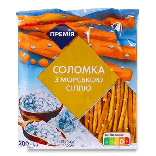 Соломка «Премія» з морською сіллю (200г)